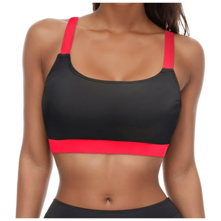 Cathalem Women s Bikini Swimsuits - Push Up Swim Top Only Bra Padded Swimsuit Tops 2025 Bathing Suit Tops (Black XL)