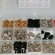 thumbnail image 3 of Juego surtido de tornillos para computadora de 502 piezas, kit de arandelas separadoras de acero al carbono para reparación y ensamblaje de chasis, 3 of 11