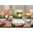 thumbnail image 3 of Fennco Styles Nivalis Collection Holiday Embroidered Snowflakes Table Runner 16x108 Inch Silver, 3 of 4
