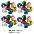 thumbnail image 2 of 200pcs Shiny Acrylic Crystal  Artificial Gemstone Treasure Gems Decor, 2 of 10