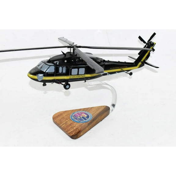 Sikorsky® UH-60 Blackhawk®, US Customs and Border Patrol Air and Marine, 1/38 (16") Mahogany Model
