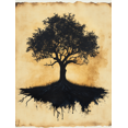 thumbnail image 1 of Qisvanset Framed Canvas Wall Art 12x16 Inch Vintage Proverbs Religious Room Aesthetic Wall Art, 1 of 5