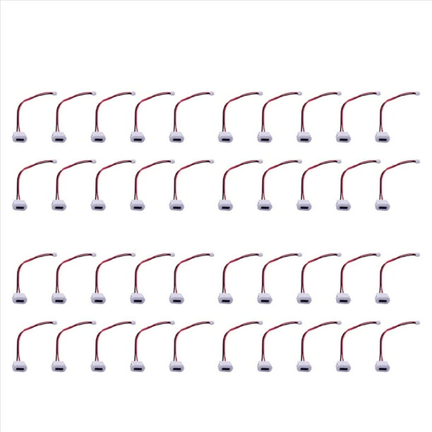 40 Piezas Conector USB Tipo C Jack Hembra Tipo C con Hebilla de Tarjeta Puerto de Carga RáPida de Alta Corriente Conector de Cargador USB-C B