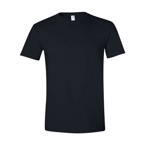 Camiseta Gildan Softstyle Ringspun para hombre - 3X-Large - Negro Gildan 64000