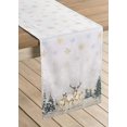 thumbnail image 2 of Maison d Hermine Deer in The Woods 100% Cotton Table Runner - Double Layer 14.5 Inch by 72 Inch., 2 of 3