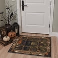 thumbnail image 6 of GENIMO 5'x7' Halloween Area Rug for Living Room, Washable Non Slip Soft Vintage Pumpkin Indoor Rug for Bedroom Dining Room Home Office, Antique Moss, 6 of 6