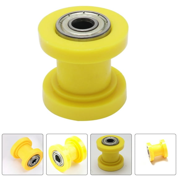 FONDOTIN 1Pcs Chain Guide Roller for Off-Road Motorcycle with Metal Material and Concave Shape 3.60X3.60X3.40CM
