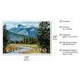 thumbnail image 2 of The Beauty of Colorado - Vintage Travel Poster by Wade Koniakowsky - Master Art Print (Unframed) 13in x 19in, 2 of 4