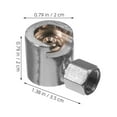 thumbnail image 2 of unbranded 2Pcs Button Head Grease Nozzle Set Silver Iron Lubrication Tools for Maintenance, 2 of 7