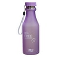 thumbnail image 1 of Hiroekza 18oz Matte Plastic Water Bottle - Leak-Proof Portable Sports Cup for Outdoor, Travel & Office - Durable & Lightweight Purple, 1 of 7