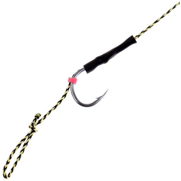 KSCD 10Pcs Carp Fishing Barbless Carp Fishing Hooks Hair Rigs Crank Handle  Hook 