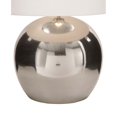 thumbnail image 3 of Alluring Metal Chrome Table Lamp 28"H, 3 of 4