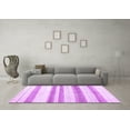 thumbnail image 3 of Ahgly Company Indoor Square Solid Purple Modern Area Rugs, 8' Square, 3 of 4