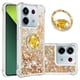 thumbnail image 1 of Funda para Xiaomi Redmi Note 13 Pro 5G con Brillo Líquido Flotante, Purpurina, Parachoques y Anillo Giratorio Soporte, 1 of 5