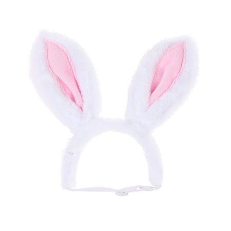 T-HOTLYST Comfortable Rabbits Ear Headpiece Pet Outfits Cosplay Hairband Make up Headbands for Pet Parties and Everyday Outfits