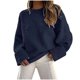 thumbnail image 1 of Camisas de Manga Larga de las Mujeres Estampado Étnico Cuello Redondo Blusa Casual para Diario, 1 of 3