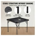 thumbnail image 4 of Mahjong Table 4 Player Folding, Portable Card Table with Cup Holders & Chip Trays, Domino Game Table for Mahjong, Poker, Puzzles - 35.4x35.4 inch, Black, 4 of 7