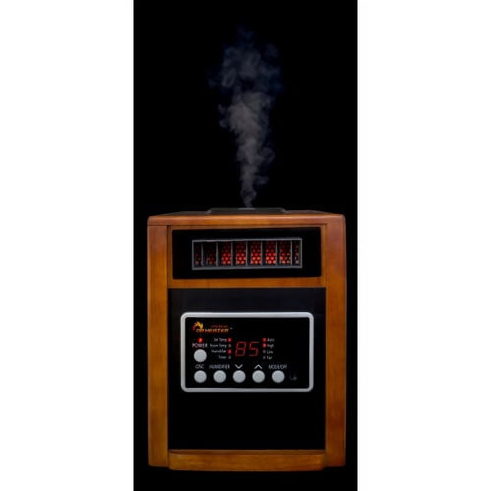 Dr. Infrared Heater DR-998 1500 Watt - Advanced Dual Heating System with  Humidifier- Oscillation Fan u0026 Remote Control - Walmart.com
