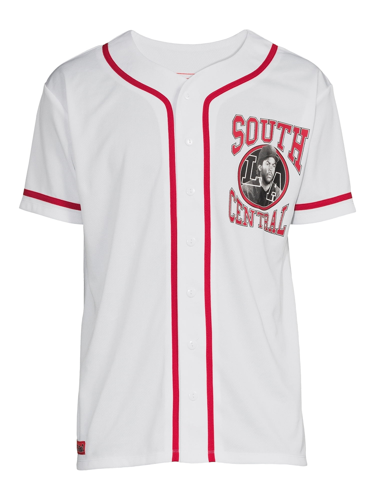Boyz N The Hood Men's Baseball Jersey, Sizes S-2xl, Size: Large, White