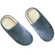 thumbnail image 2 of Navy Blue Cozy Furry House Slippers for Winter Ultra Lightweight and Comfortable Size 44 45, 2 of 3