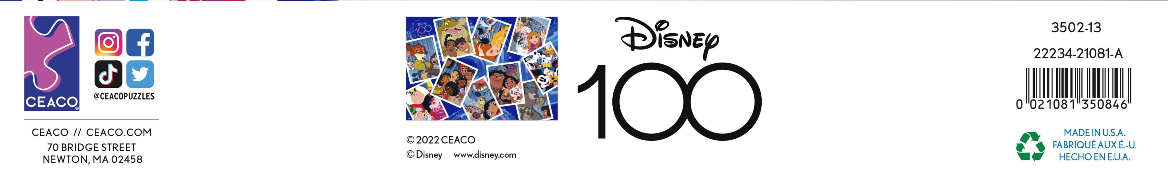 Ceaco - Disney 100 - Selfies - 2000 Piece Interlocking Jigsaw