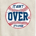 thumbnail image 3 of Instant Message - It Ain't Over Baseball - Kids Crew Fleece, 3 of 6