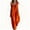 Orange, variant on Jumpsuits for Women Summer Sleeveless Casual Dressy Wide Leg Rompers Jumpers with Pockets Plus Size Fashion Travel Clothes