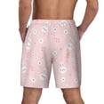 thumbnail image 2 of Lsque Mens Swim Trunks Cute Bunny Pattern - Bathing Suit Compression Liner - Beach Swim Shorts Swimwear - (S-3XL) - Stretch Quick Dry -, 2 of 9