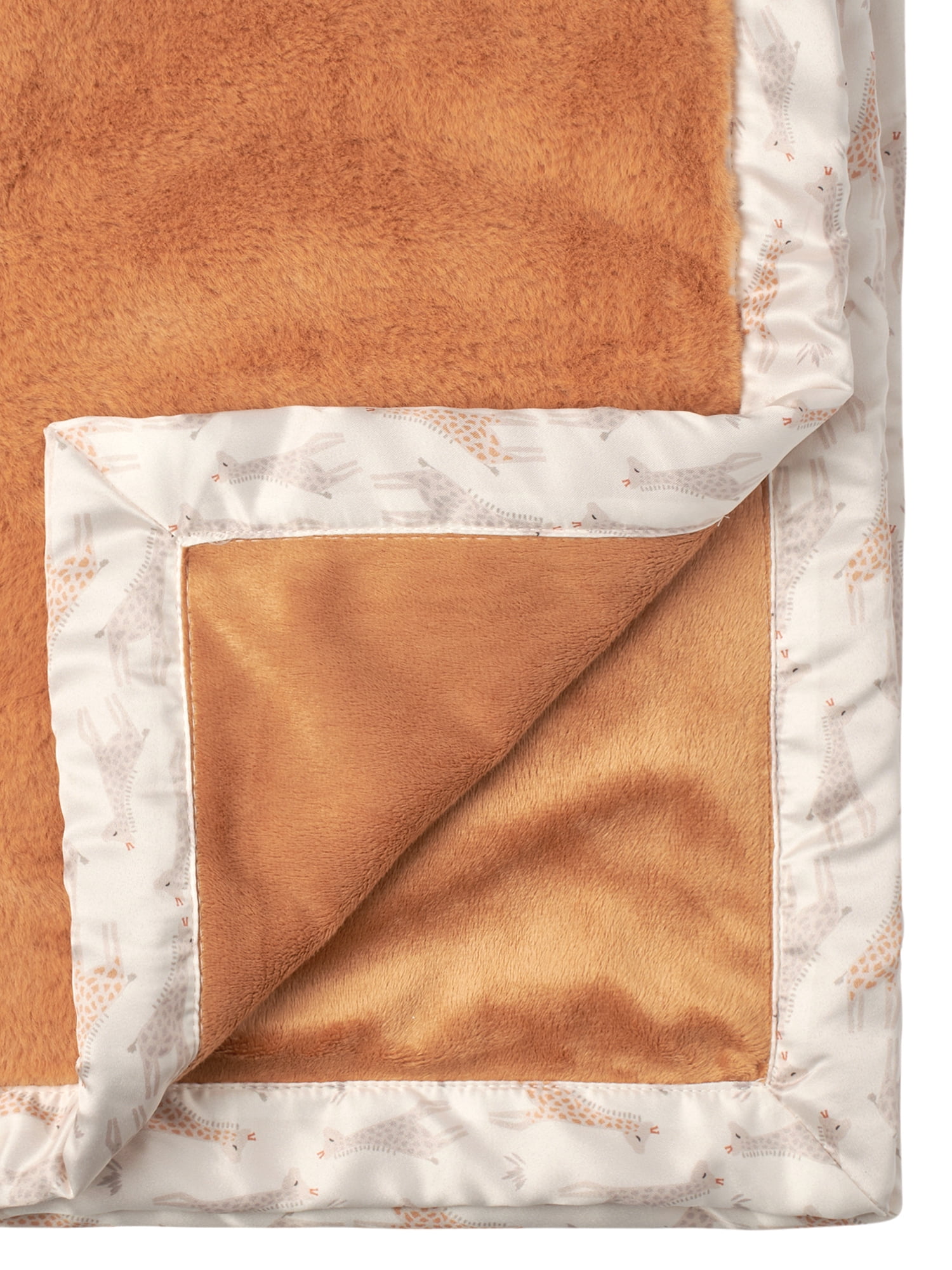 Modern Moments by Gerber Baby & Toddler Boy Plush Blanket with Satin Trim, Terracota