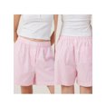 thumbnail image 3 of nvzhuang Women's Summer Shorts Elastic Waist Button Decor Loose Short Pants with Back Pocket, 3 of 6
