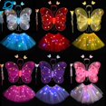 thumbnail image 2 of SHREWD LED Niños Disfraz Props Princesa Hair Hoop Luces Traje 2-8 Años Alas De Mariposa Ángel Luminosas Gao Jiahui unisex, 2 of 2