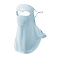 thumbnail image 4 of Protección solar para cubrir la cara, Protector para colgar en el cuello, reutilizable, multifuncional Azul, 4 of 8