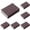 Brown*5, variant on 6 Pack Carborundum Sponge, Emery Sponge Brush Eraser Scrub, Kitchen Magic Cleaning Sponge for Removing Rust Cleaning Pots and Pans, 2026 New Household Stainless Steel Cleaning Tool