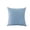 #0007-Blue, variant on Waterproof Solid Decorative Throw Pillow Cover, Weather Resistant Fade Proof Wear Resistant Fabric, Hidden Zipper Washable Square Accent Cushion Shell