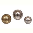 thumbnail image 4 of A&B Home Textured Aluminum Deco Balls - Set of 3 - Bronze/Gold/Silver, 4 of 4
