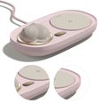 thumbnail image 1 of Intelligent Mug Warmer Coaster 55 Degrees Celsius Constant Temperature Cup Heating Mat Pad for Working Pink, 1 of 9