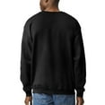 thumbnail image 6 of JERZEES Crewneck Sweatshirt Pre Shrunk for Men Pullover Fleece in Black White 8oz 50/50 Cotton/Polyester Pack 2 Size M, 6 of 6