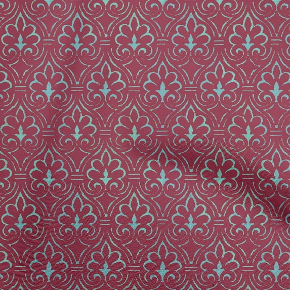 oneOone Cotton Poplin Turquoise Blue Fabric Block Sewing Craft Projects Fabric Prints By Yard 42 Inch Wide