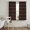 Espresso, Beige, Mocha, Latte, variant on Black Coffee Stripes Sheer Curtains 72 Inch Length 2 Panels Set, Farmhouse Modern Striped Voile Window Treatment Rod Pocket Curtains Sheers Drapes for Bedroom/Living Room/Kitchen 52"x72"x2