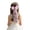 Pink, variant on SRZYMJ Bridal Hair Bow Clip Veil Organza Bow Hair Clip White Tulle Bowknot Hair Pins Party Christmas Bowknot Clips XMAS Bridal Accessories Wedding Headwear for Women Girls