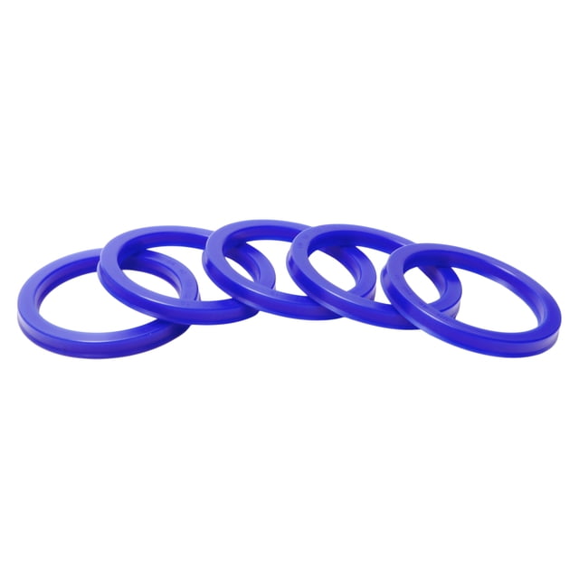 Anillo de Sello de Aceite Universal Unique Bargains Labio UN Sello de Eje Rotativo 80x100x10mm Alta Presión TPU Azul 5 Pcs