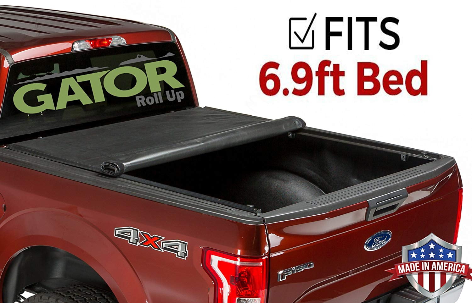 Gator Roll Up Fits 2008 2016 Ford Super Duty F250 F350 6 9 Ft Bed Only Soft Tonneau Truck Bed Cover Made In The Usa 53311 Walmart Com Walmart Com