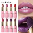 thumbnail image 2 of Han Daiyan fine glitter pearlescent lipstick light lip makeup easy to color enhance the color of women's lip makeup, 2 of 5