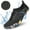Galaxy Black, variant on Bergman Kelly Mens and Womens Durable Water Shoes (M 7.5-12; W 8.5-13), Aqua Socks, Barefoot Skin Shoes for Water Sports Mud Racing Beach Surf Pool US Casual Shoes