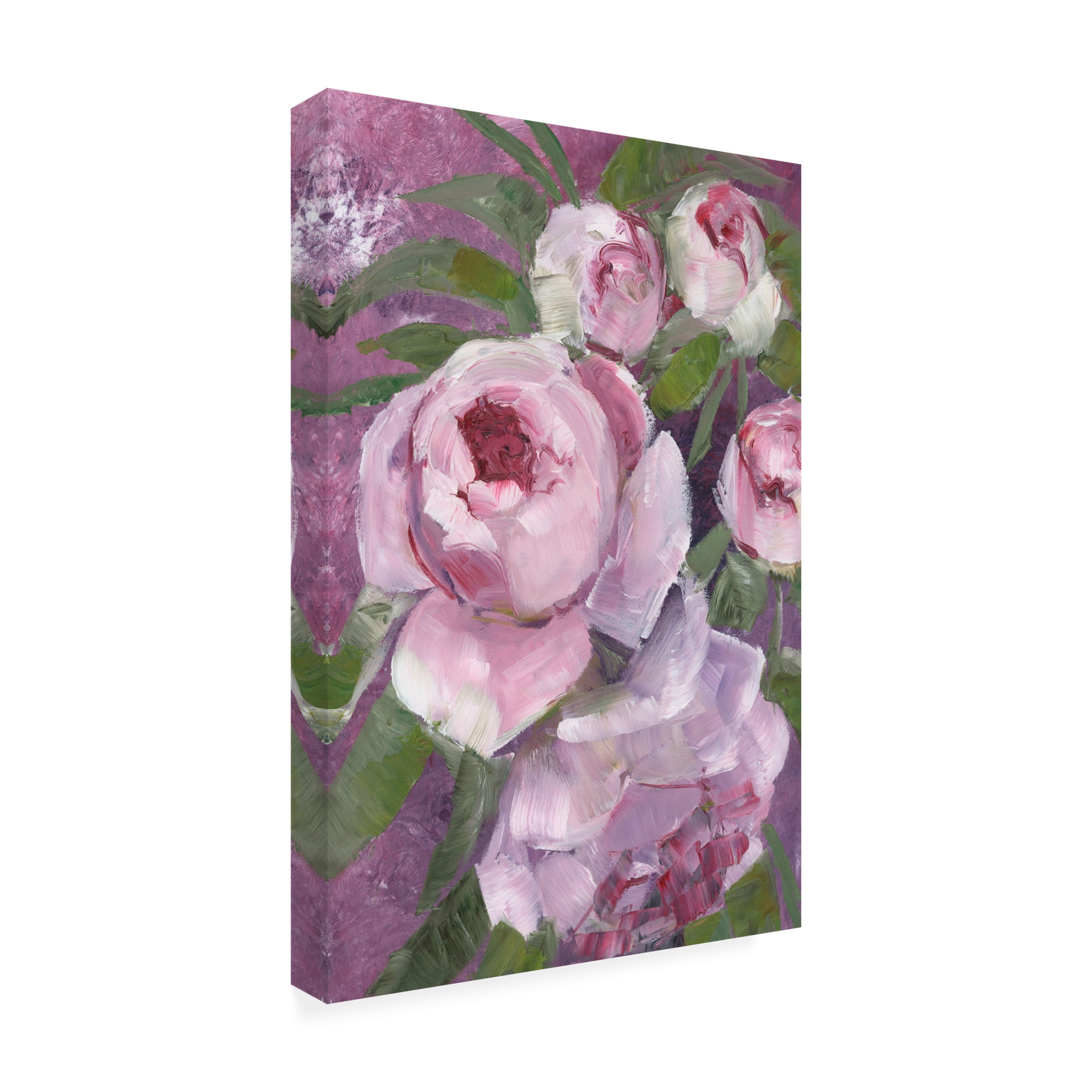 Trademark Fine Art Rosana Laiz Blursbyai Rylee painterly roses Canvas Wall Art