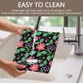 thumbnail image 4 of Placemat, Pioneer Flower Floral Print Pattern Place Mats Table Mat Set Of 2, PVC Washable Placemats for Party Kitchen Dining Decoration, 18x12 Inch, Fade Resistant, 4 of 6