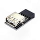 thumbnail image 1 of USB 2.0 Type A Female to 9-Pin Motherboard Adapter Connector for PC Internal Conversion, 1 of 5