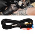 thumbnail image 4 of 1,8 m tatuaje fuente de alimentación silicona clip cable tatuaje gancho línea para máquina de tatuaje (negro), 4 of 8