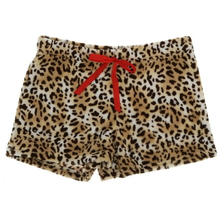 

Emme Jordan Junior s Fuzzy Pajama Shorts - Classic Cheetah Medium