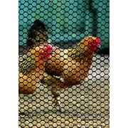 Tenax Poultry Fence, 25-ft x 3-ft, Black, Extruded Mesh Rolled Fencing